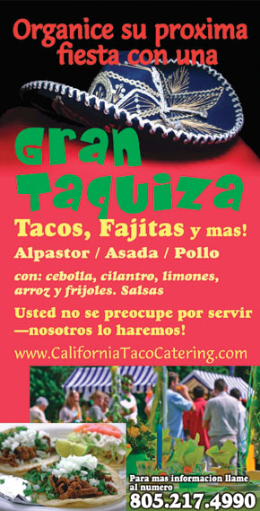 Mexican Food Catering, Spanish